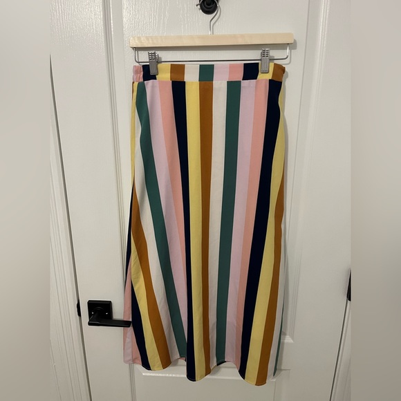High-waisted striped skirt - Picture 1 of 4